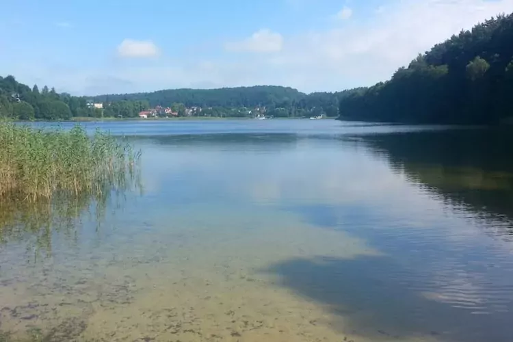 Dom wakacyjny dla 6 osób nad jeziorem Wisełka-Gebieden zomer 1km