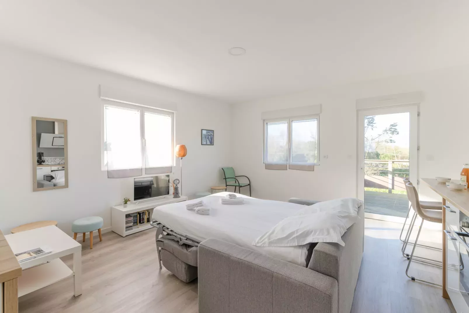ROSCAROC - ENEZ AR BEG (côté jardin) - Portsall-Woonkamer