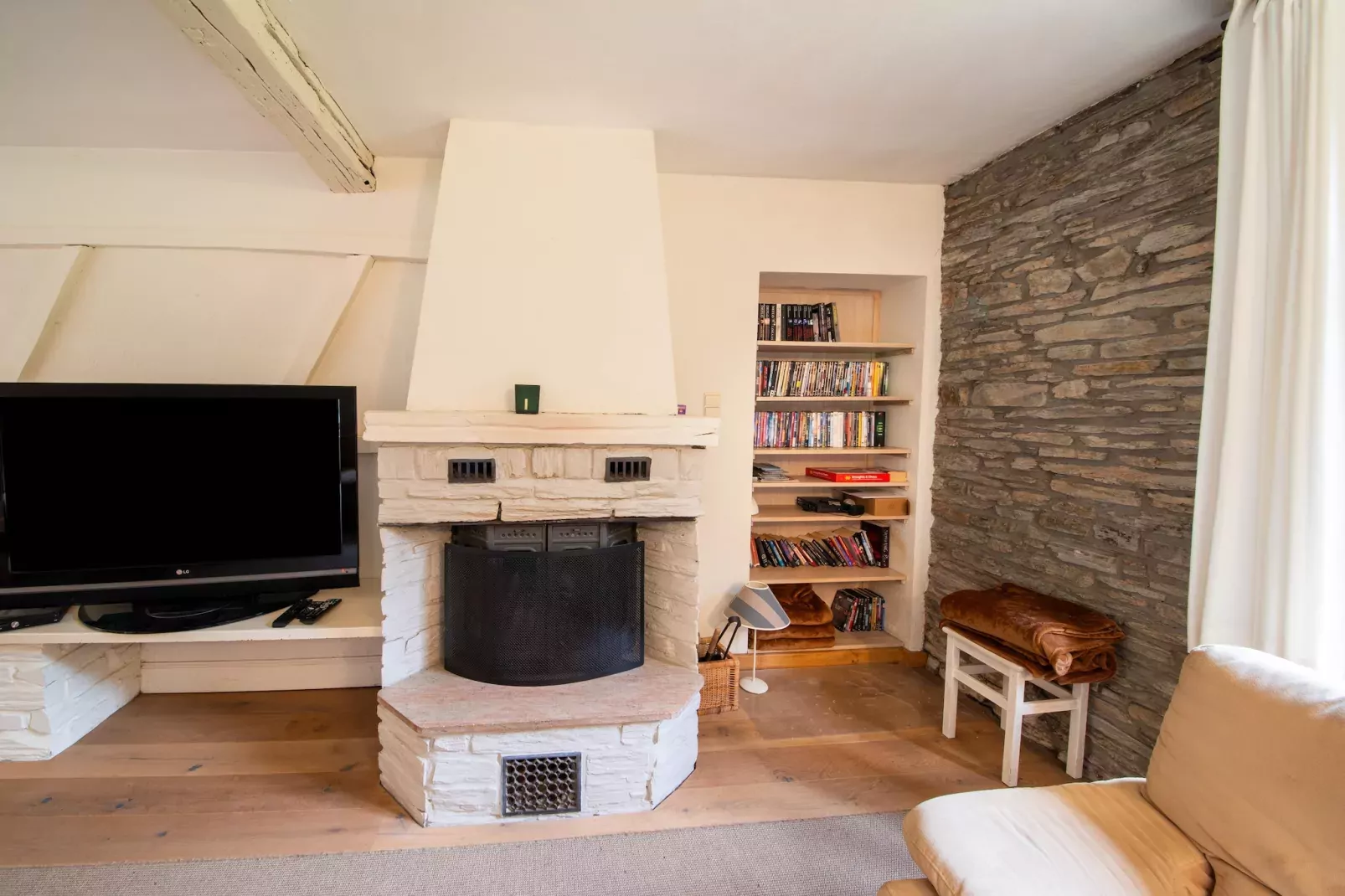 Le Vieux Moulin Bohan-Woonkamer