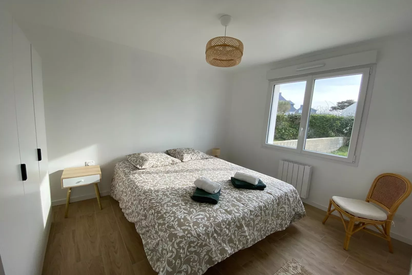 Mooi vakantiehuis met uitzicht op zee-Slaapkamer