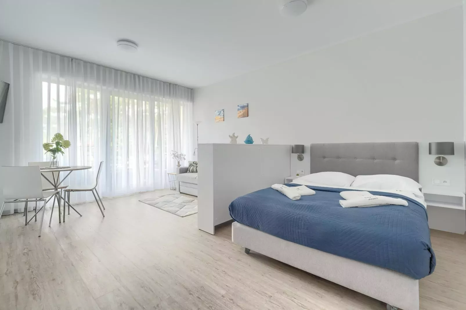 Apartament 4-osobowy Grunwaldzka 12A-2 Pobierowo-Slaapkamer