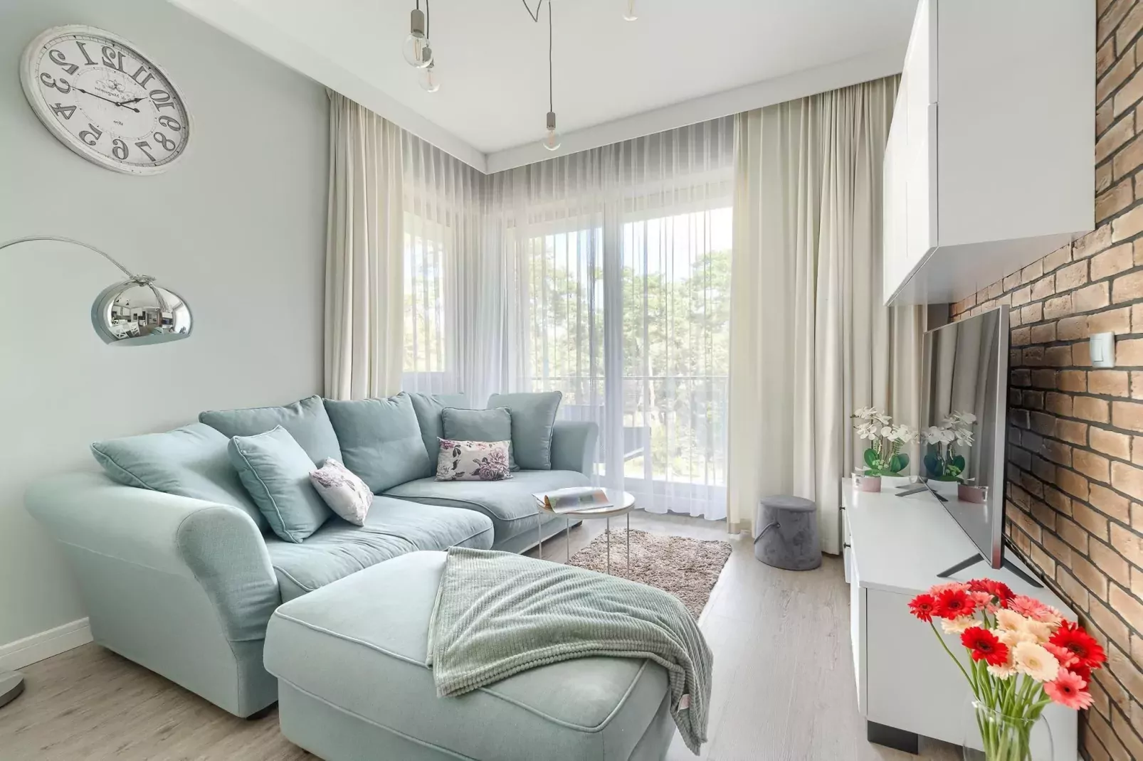 Apartament 4-osobowy Grunwaldzka 12C-21 Pobierowo-Woonkamer