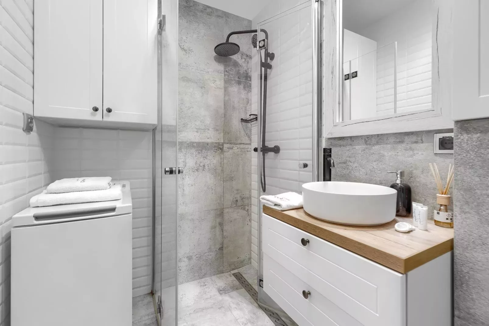 Apartament 4-osobowy Grunwaldzka 12C-21 Pobierowo-Badkamer