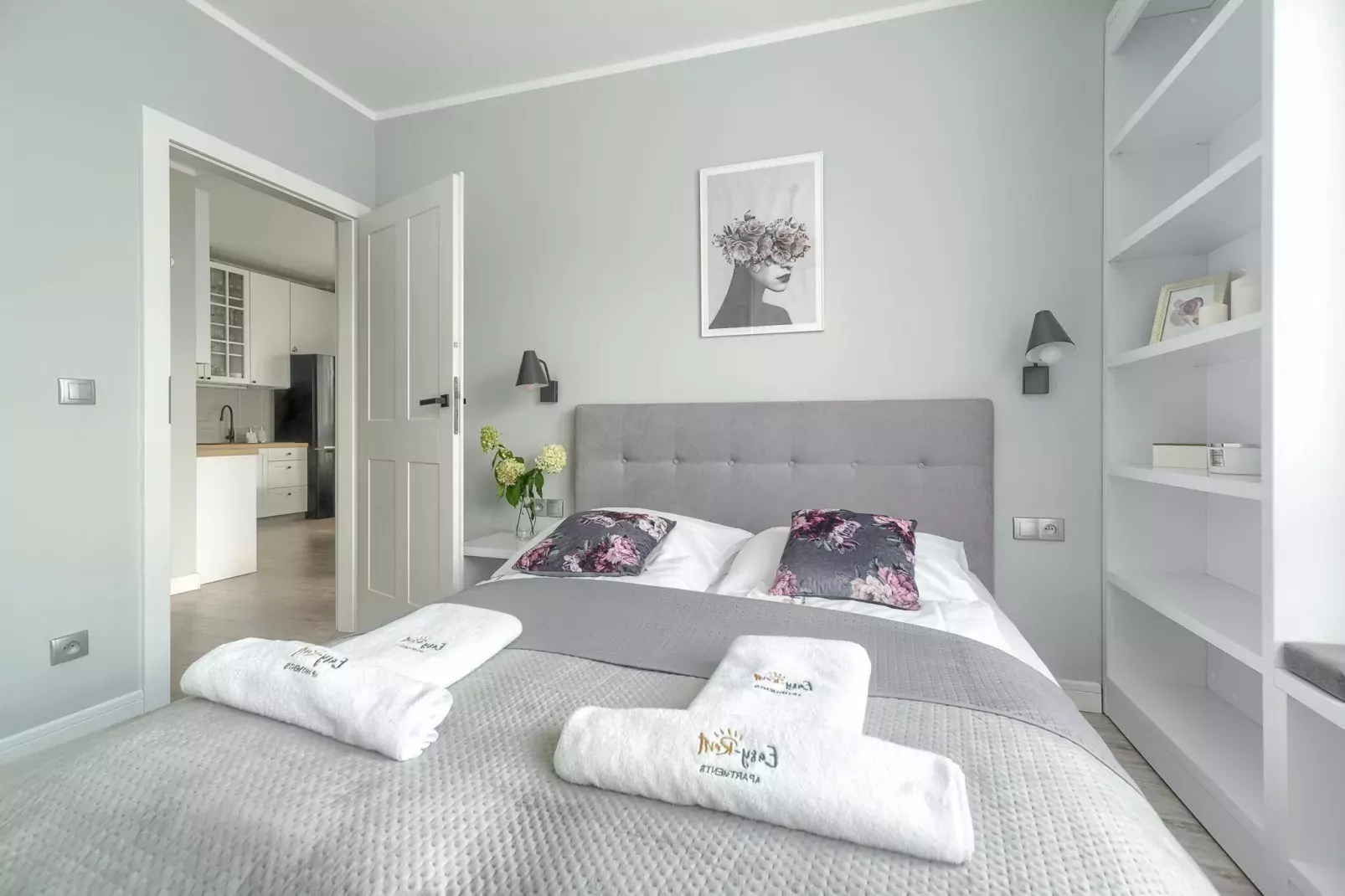 Apartament 4-osobowy Grunwaldzka 12C-21 Pobierowo-Slaapkamer
