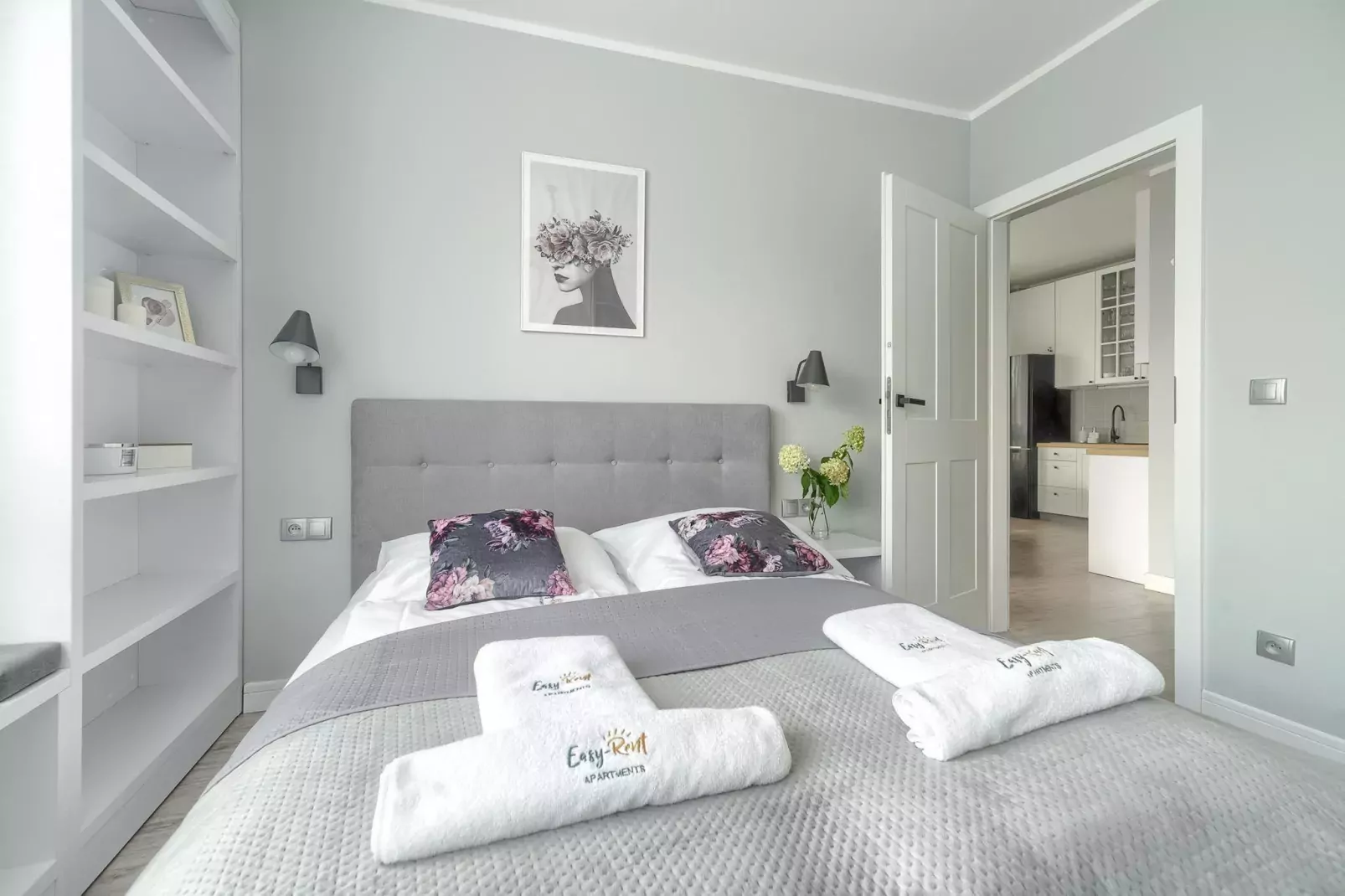 Apartament 4-osobowy Grunwaldzka 12C-21 Pobierowo-Slaapkamer
