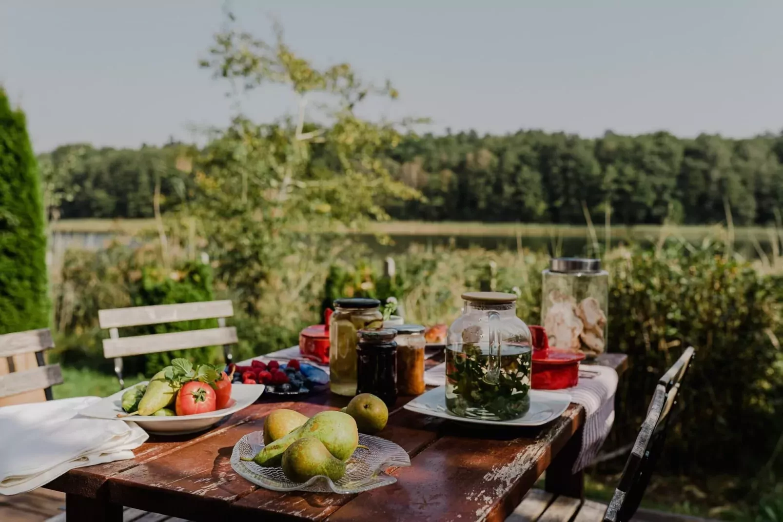 Dom nad jeziorem Klępnica-Terrasbalkon