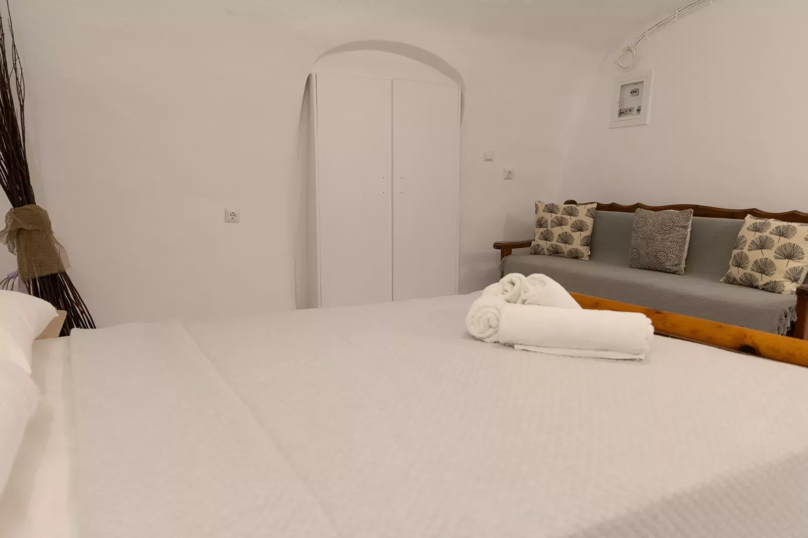 Mani Tsopakas Residences - Nest Studio-Slaapkamer