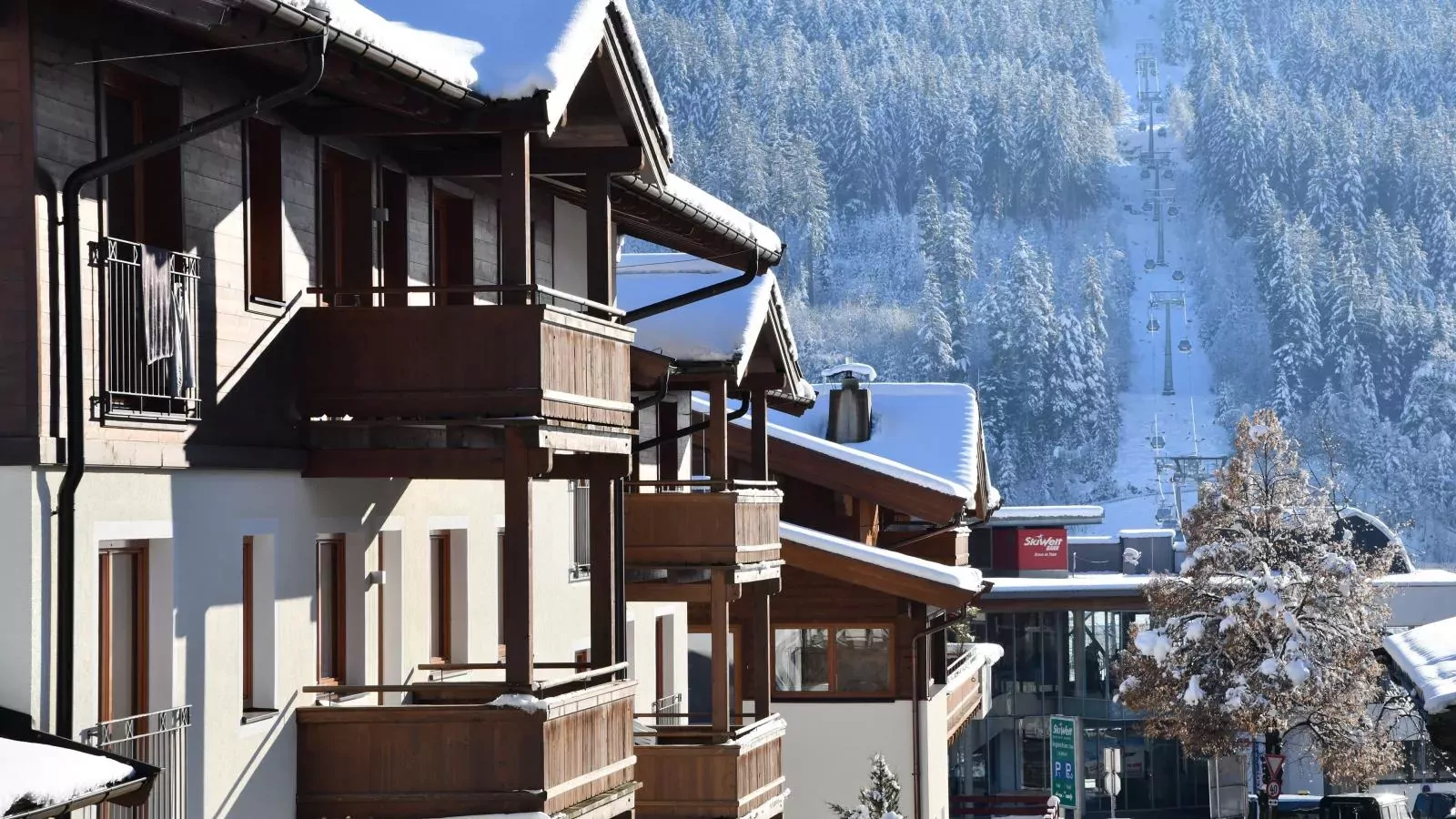 Next To The Ski Lift A 3 und A 4-Exterieur winter