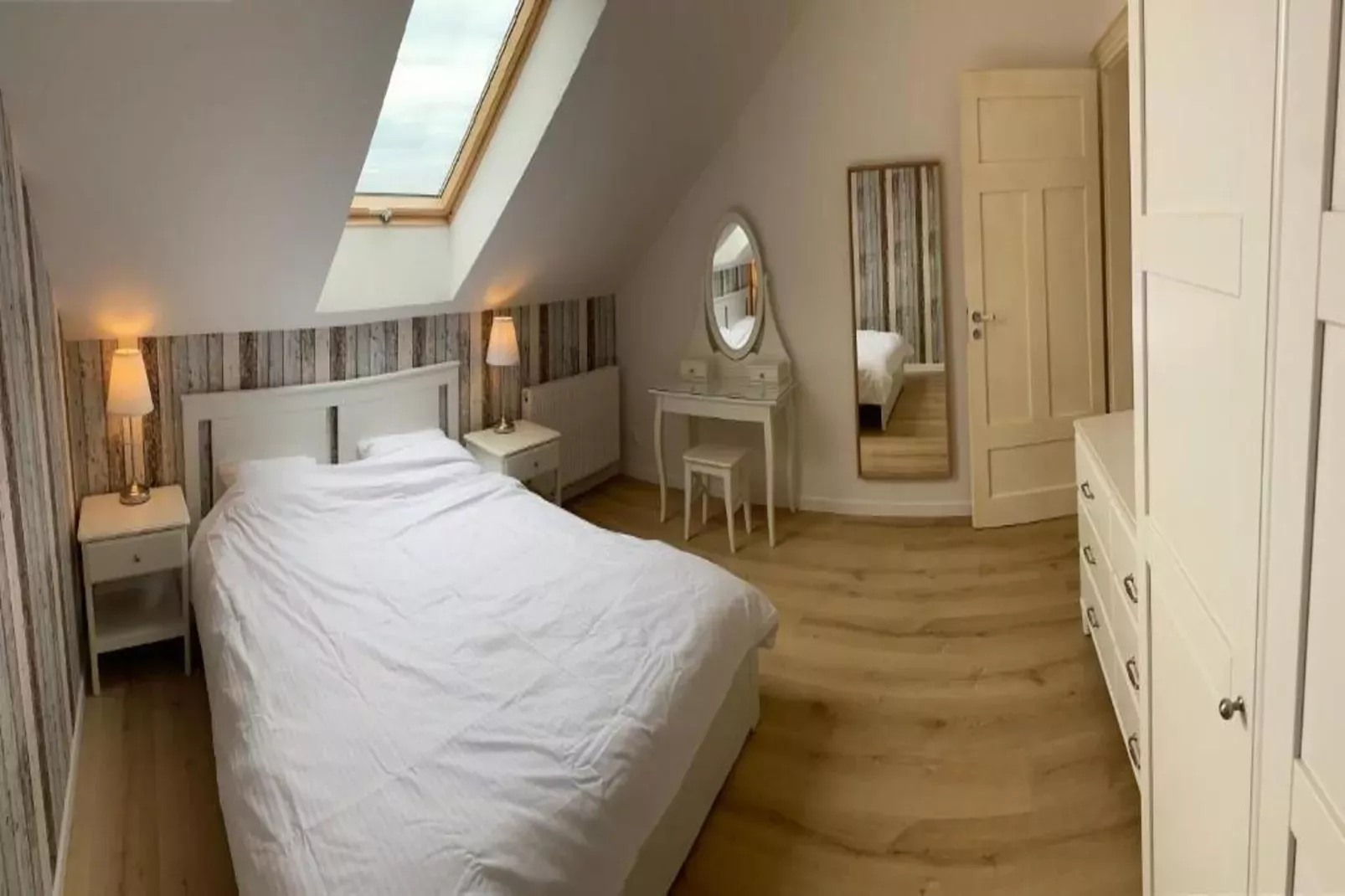 Apartament niedziela-niedziela dla max 5 osób Grzybowo-Slaapkamer