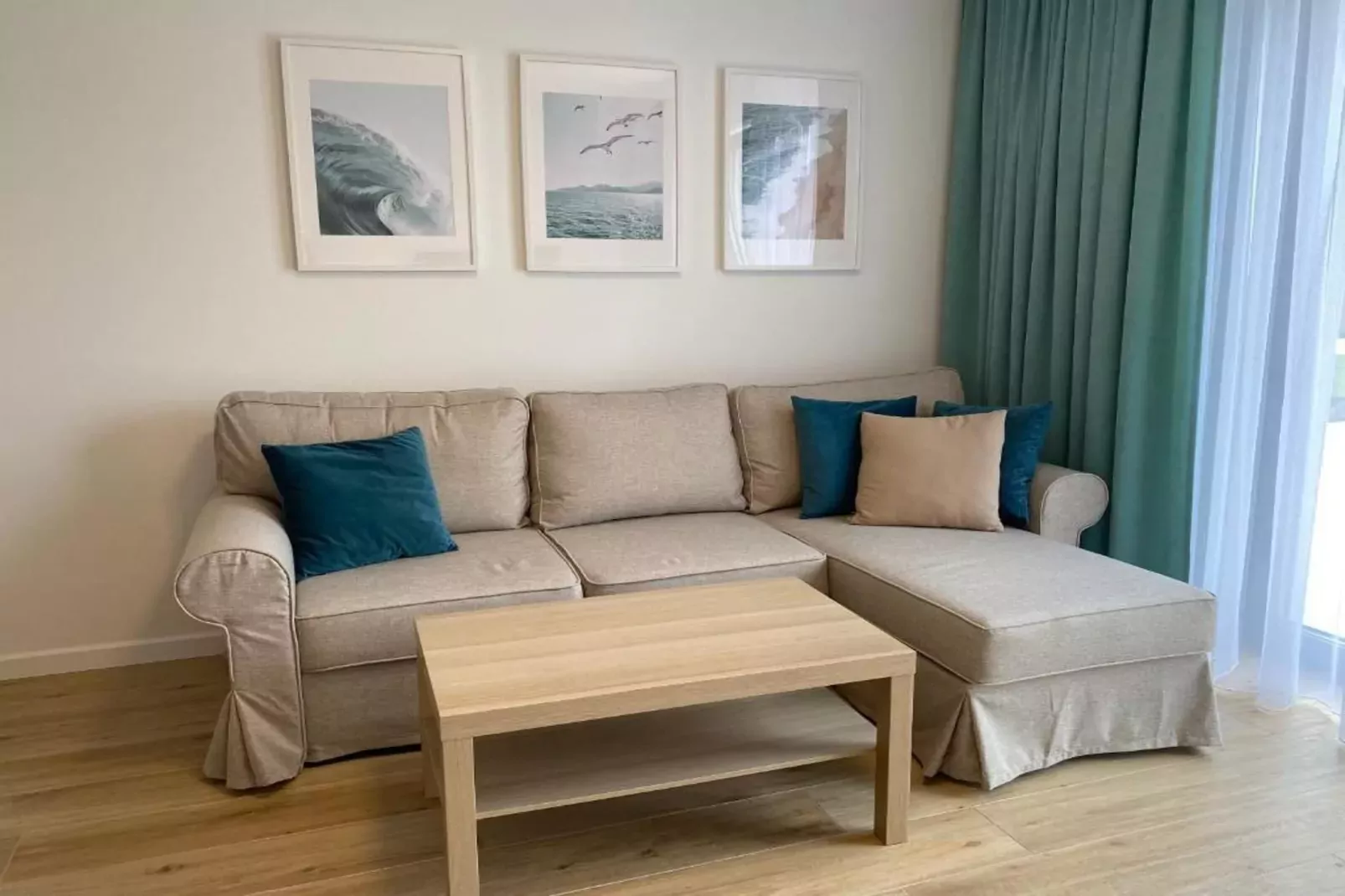 Apartament niedziela-niedziela dla max 6 osób Grzybowo-Woonkamer