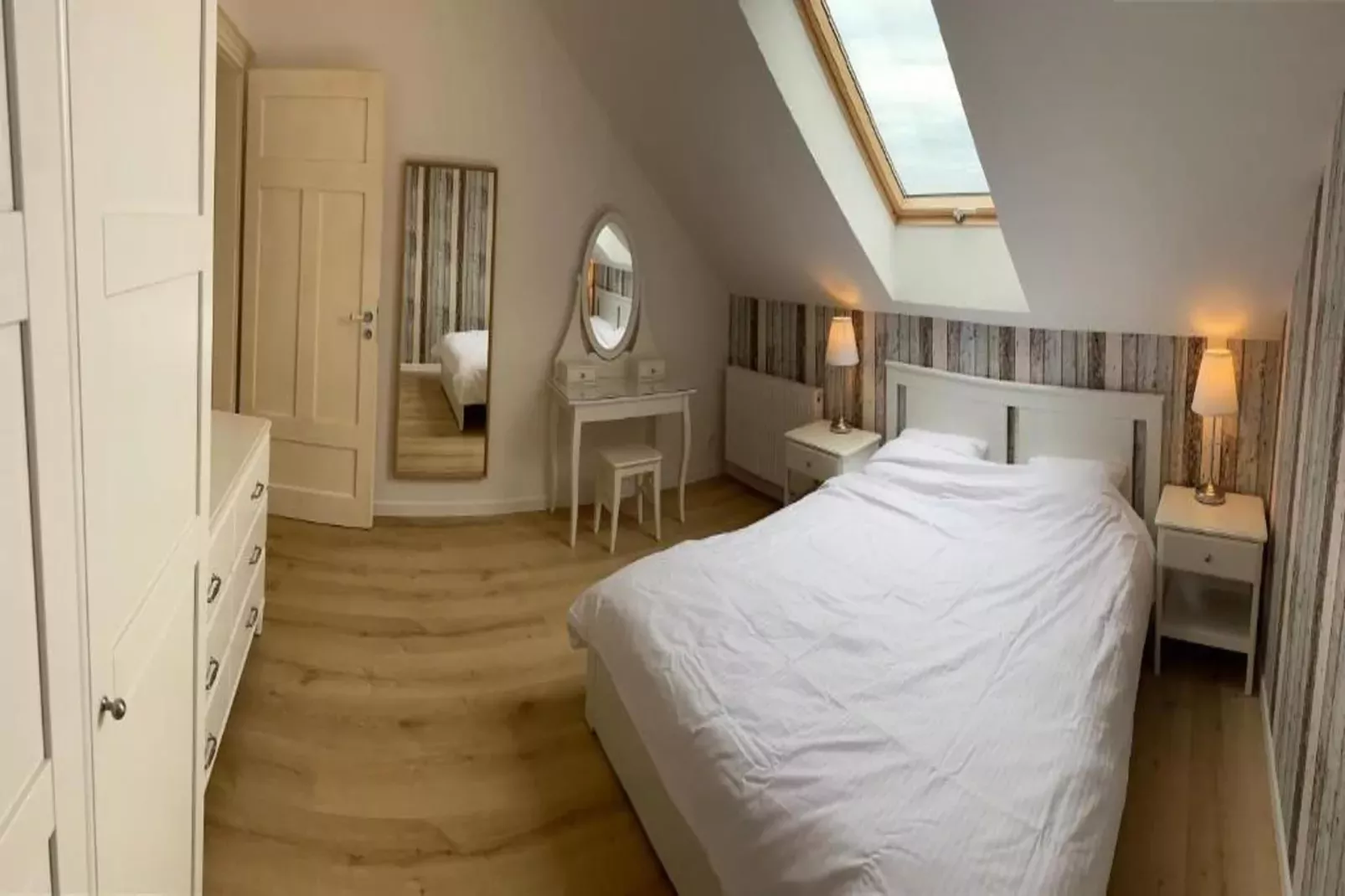 Apartament niedziela-niedziela dla max 6 osób Grzybowo-Slaapkamer