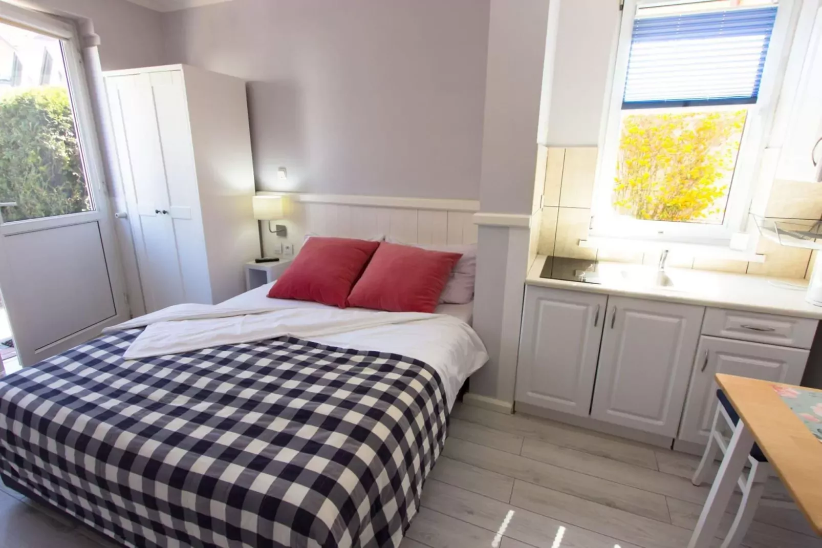 Studio 2-osobowe parter-Slaapkamer