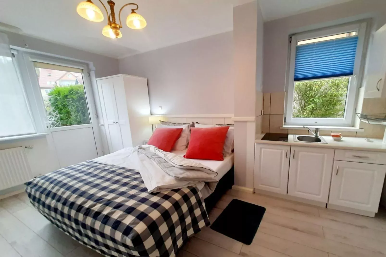 Studio 2-osobowe parter-Slaapkamer