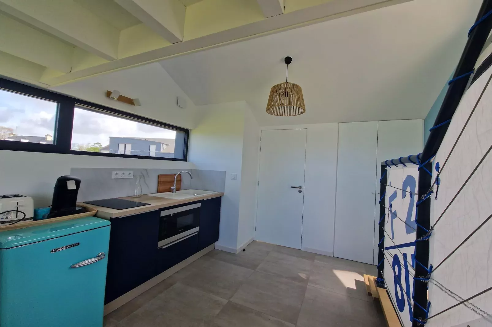 Studio haut Locquirec-Keuken