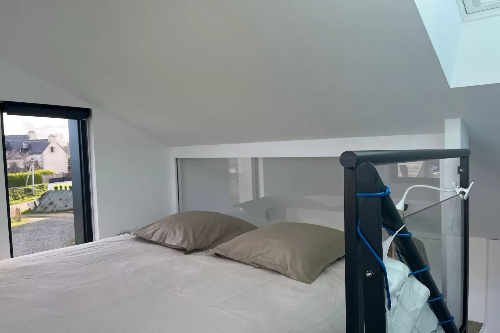 Studio haut Locquirec-Slaapkamer