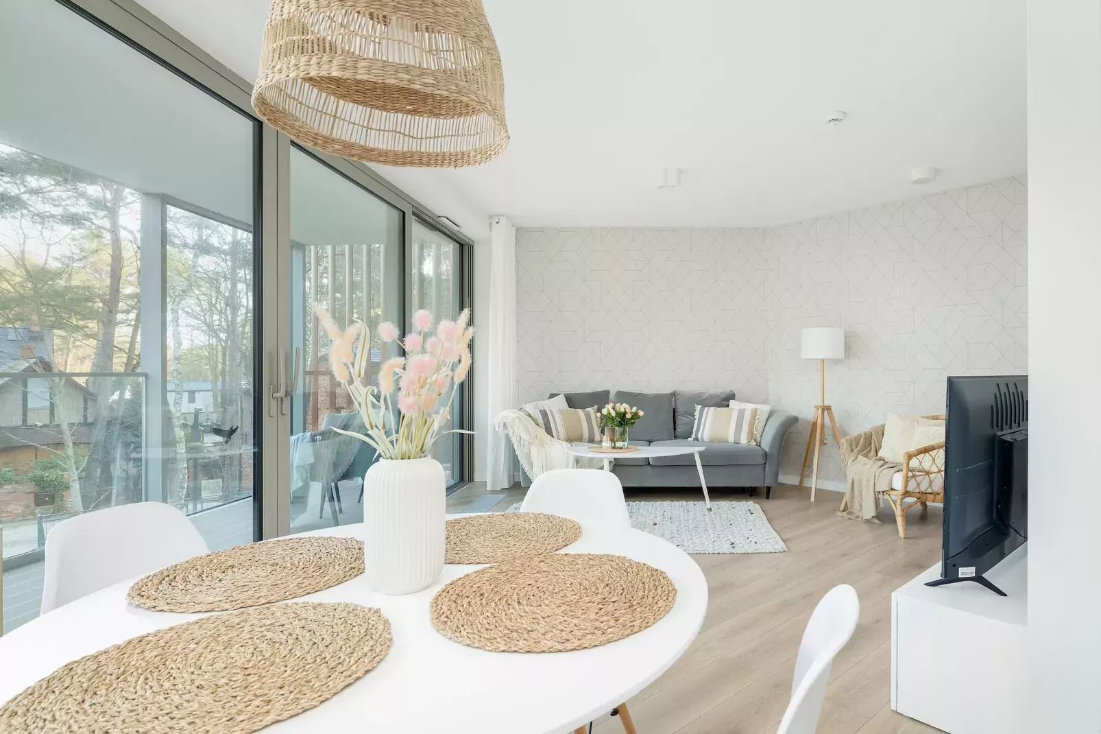 Apartament Mazowiecka 2A Nr 110 Pobierowo-Woonkamer