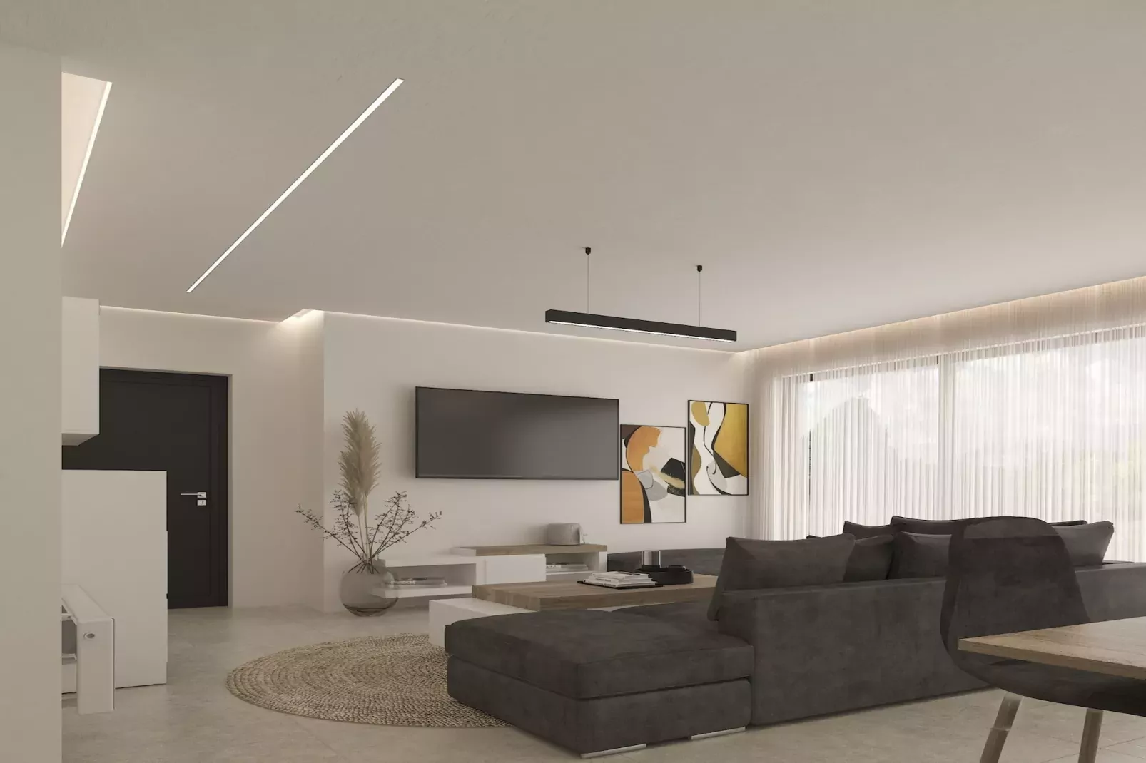 Gaia Villa-Aether group villas-Woonkamer