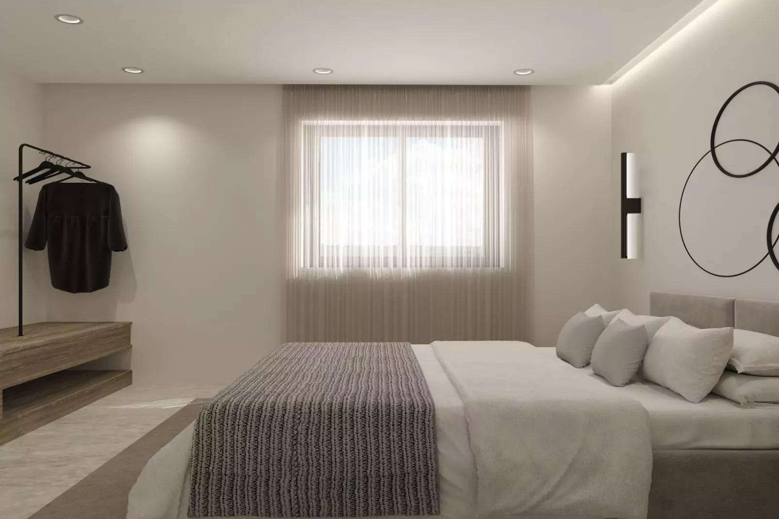 Ouranos Villa-Aether group villas-Slaapkamer
