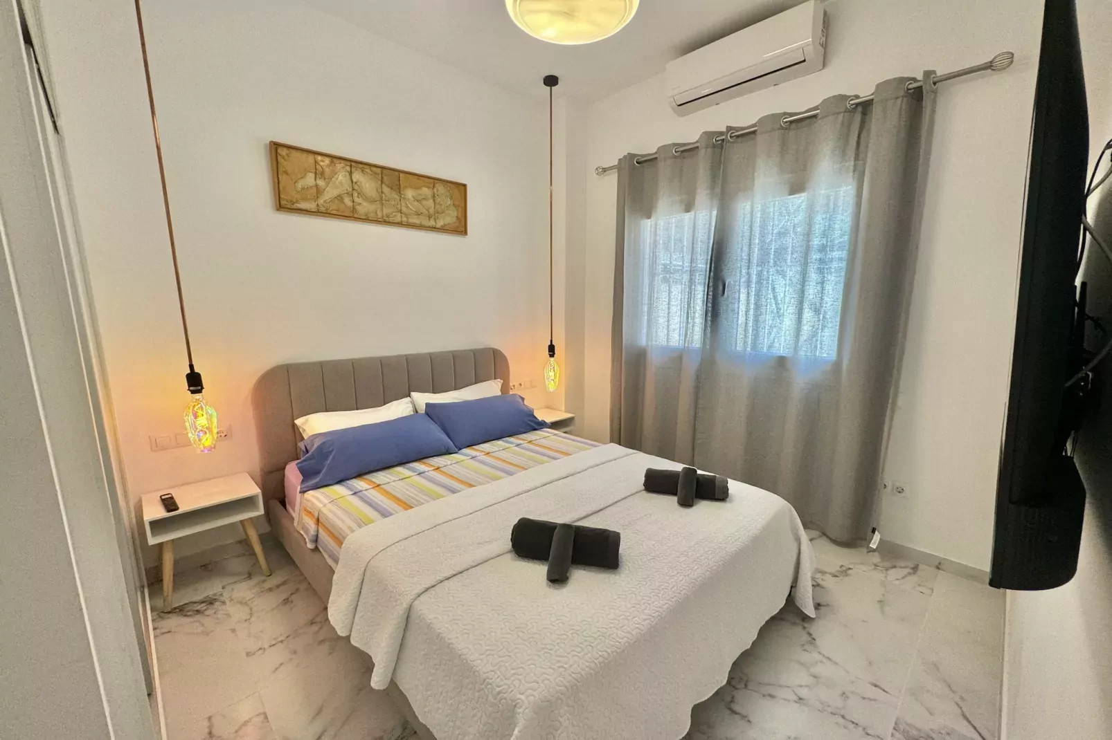 Salmon de SteraM FLATS Torremolinos-Slaapkamer