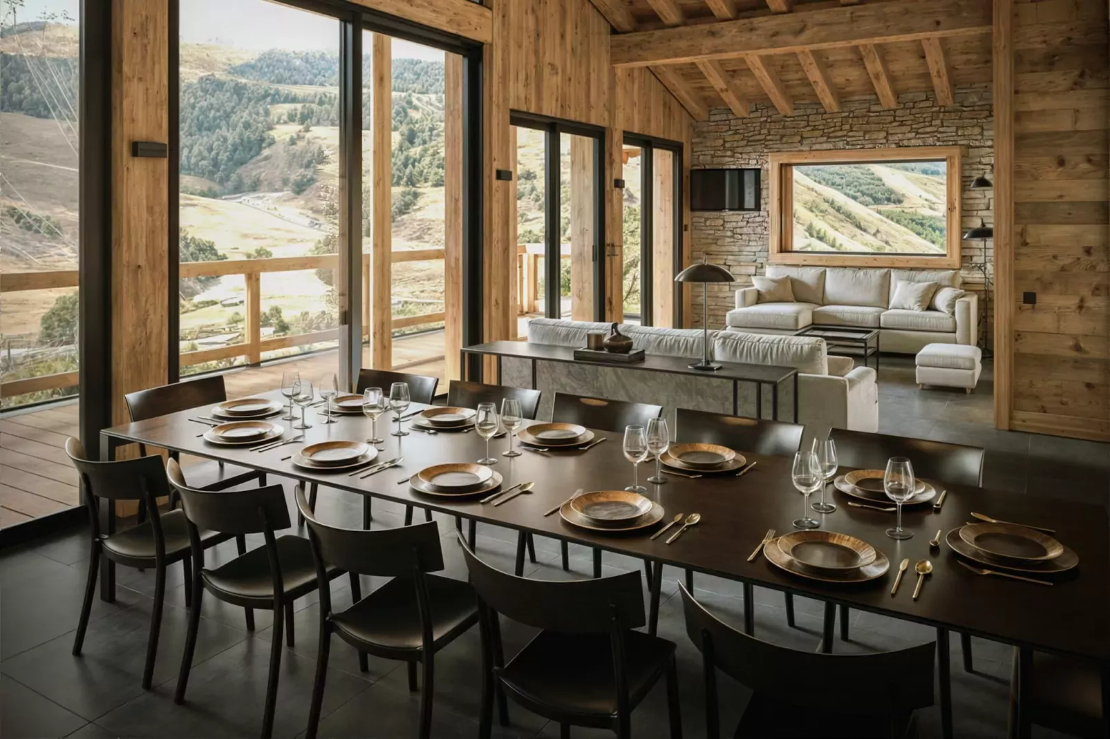 Chalet Le Télémark Les Deux Alpes-Eetkamer
