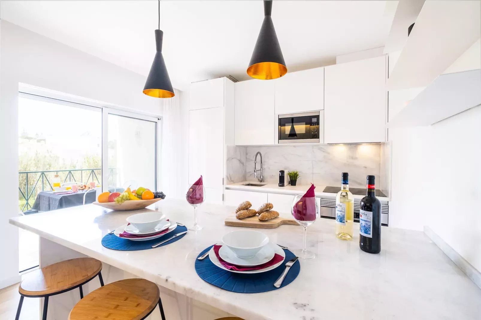 Apartment Corfu-Eetkamer