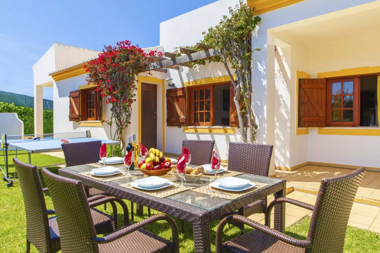 Villa Palms-Tuinen zomer