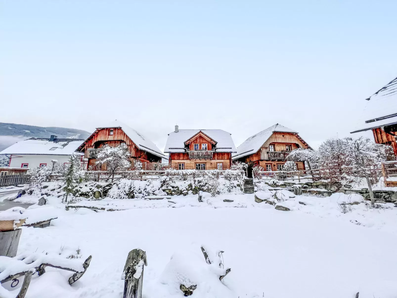 St martin chalets-Buiten