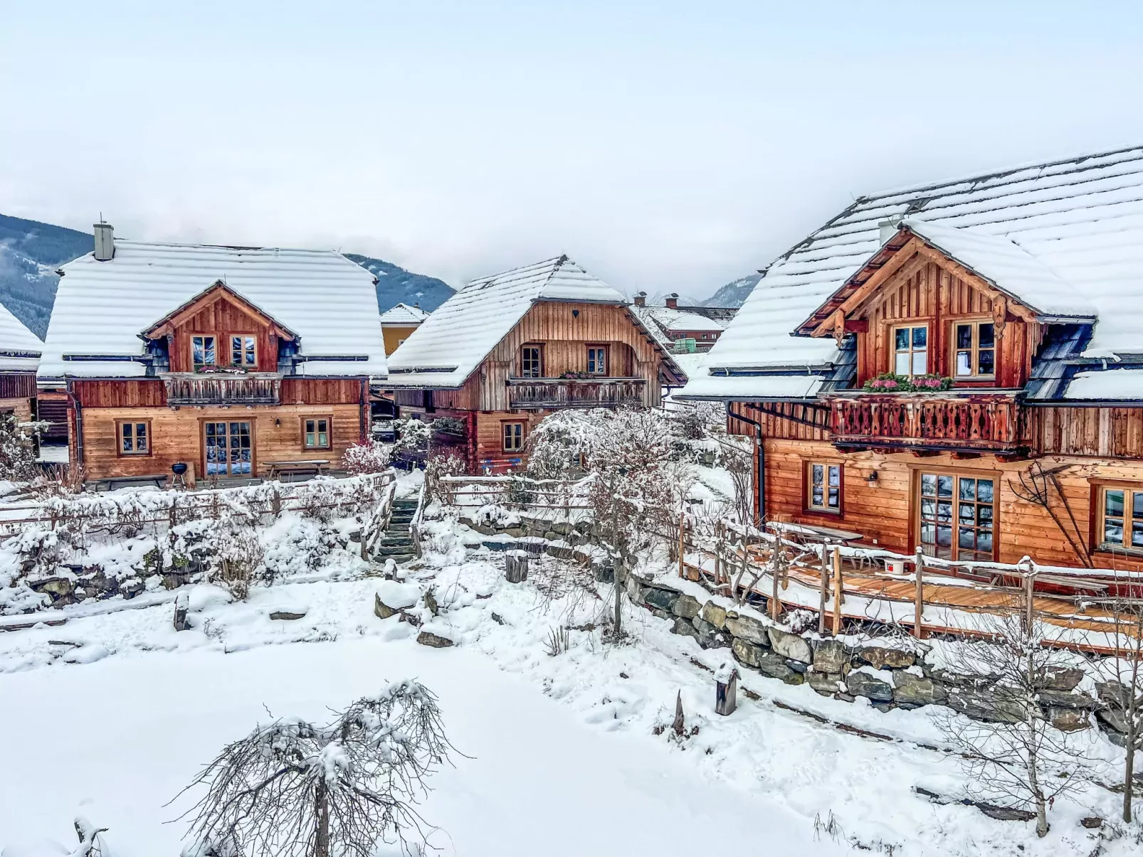 St martin chalets-Buiten