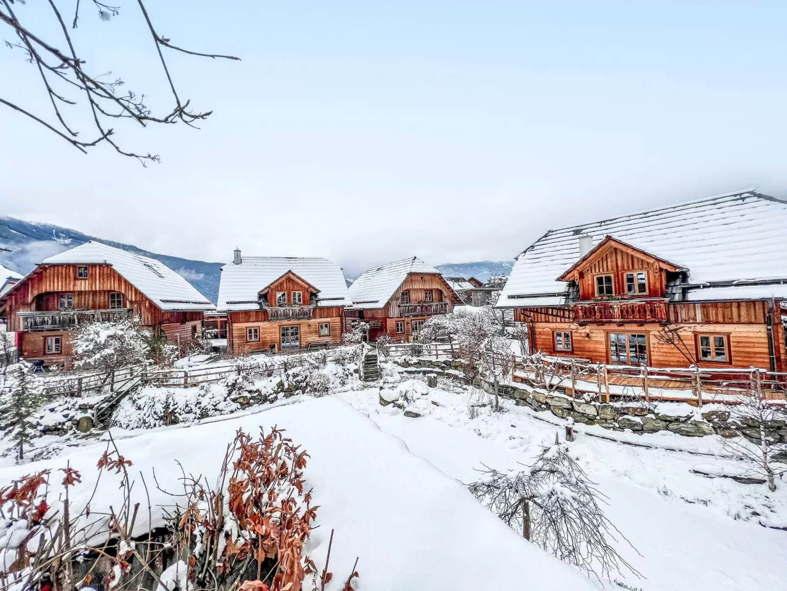 St martin chalets-Buiten