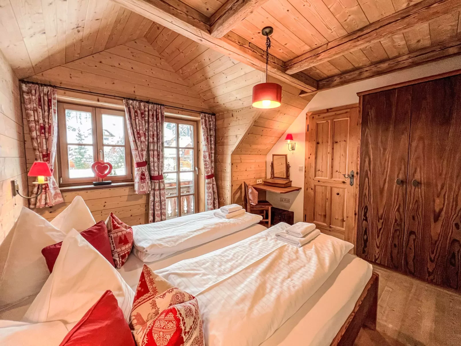 St martin chalets-Binnen