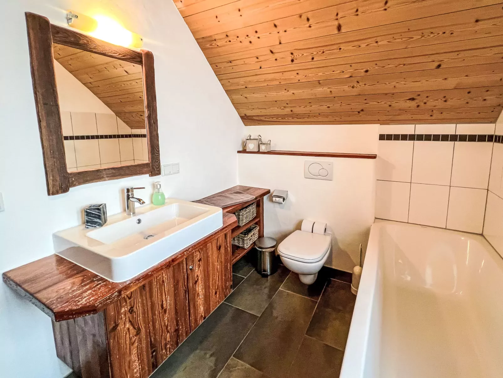 St martin chalets-Binnen