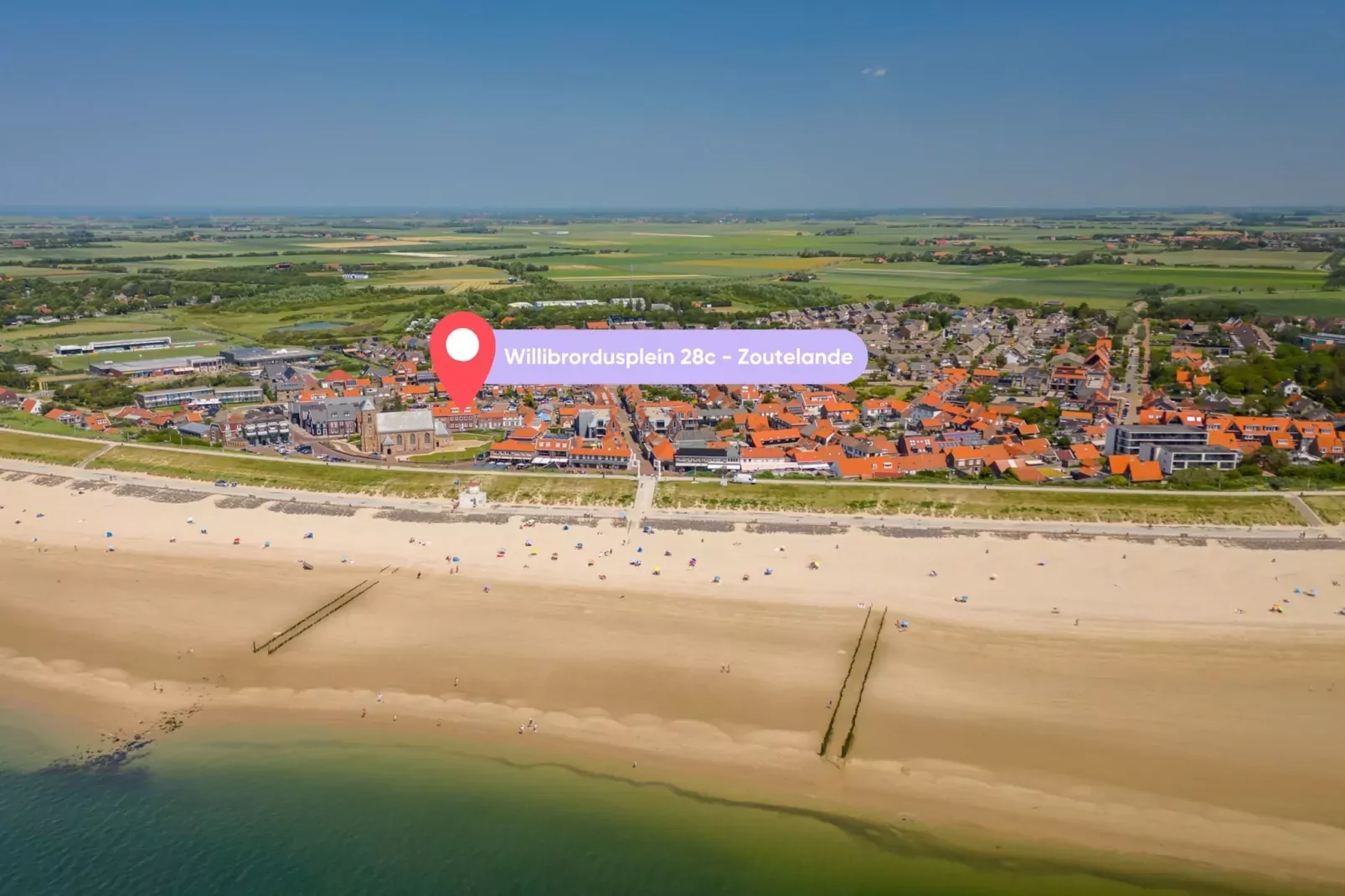 Vakantiewoning 't Zoete Licht Residenz - Willibrordusplein 28 C  Zoutelande-Buitenkant zomer