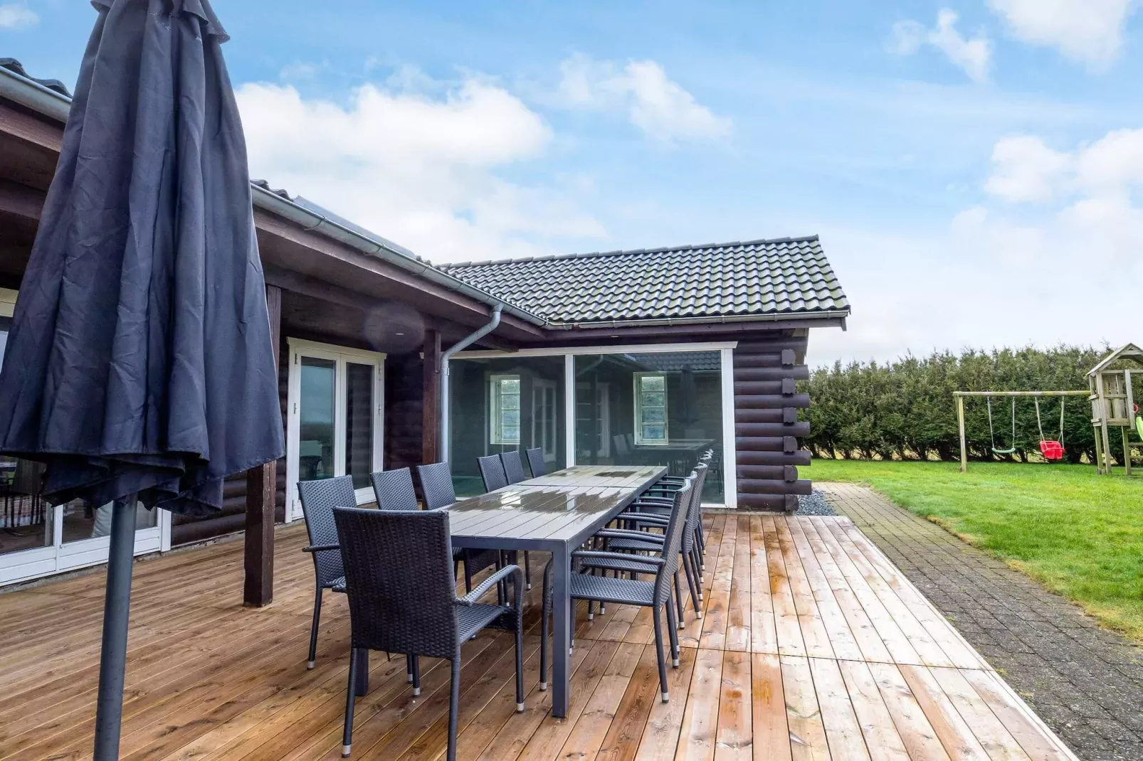 Luxe lodge met Limfjord uitzicht -- By Traum Ferienwohnungen-Buitenlucht