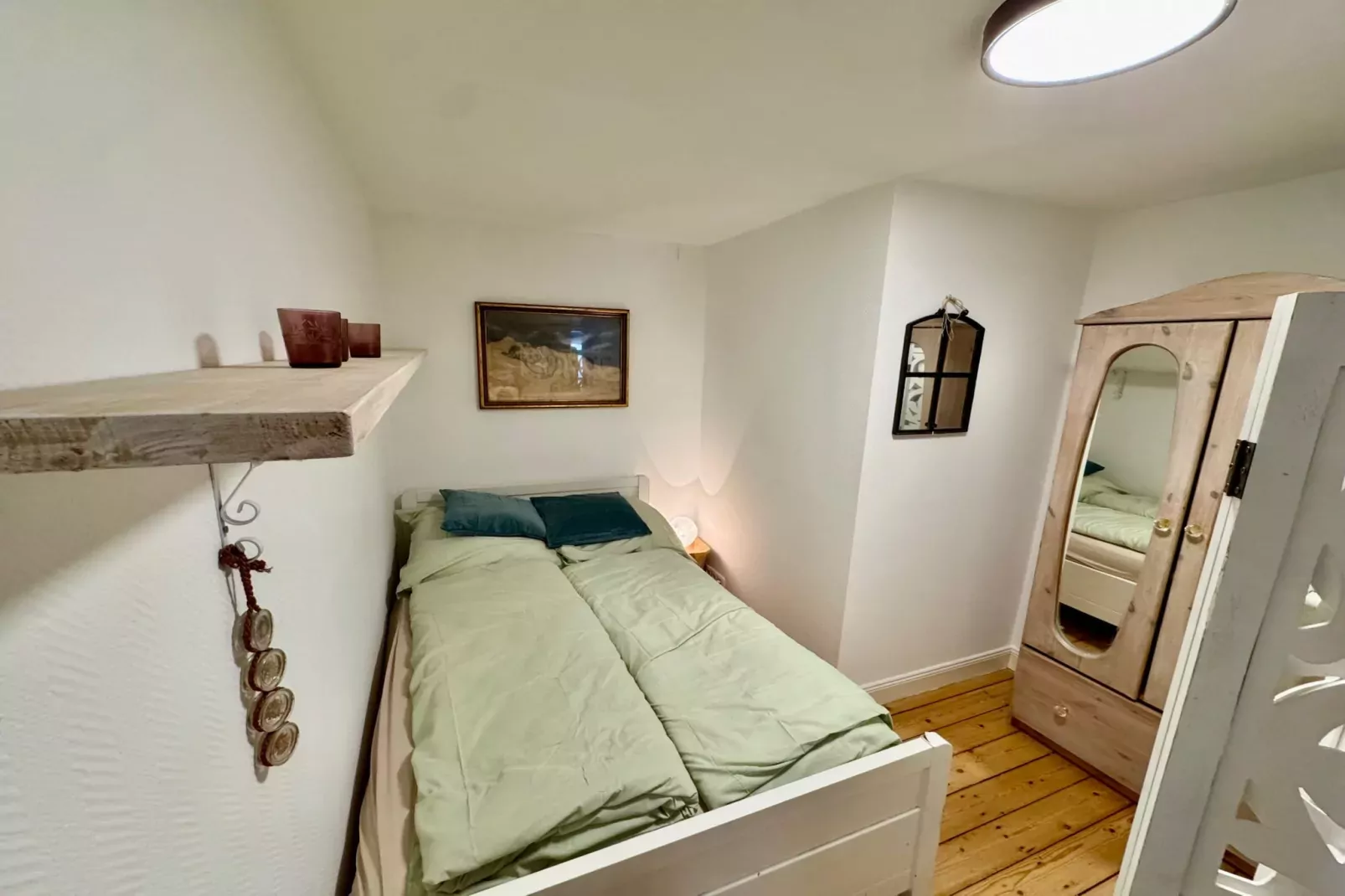 Schöne Ferienwohnung in Geesthacht-Slaapkamer