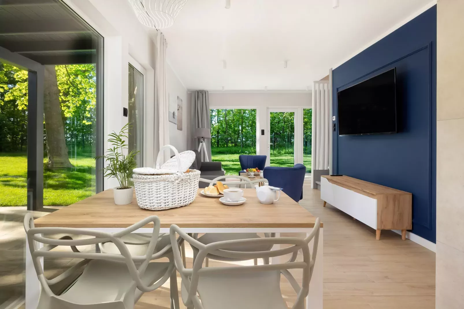 Villa Hoff Ferienhäuser Domek 5 Pers-Eetkamer