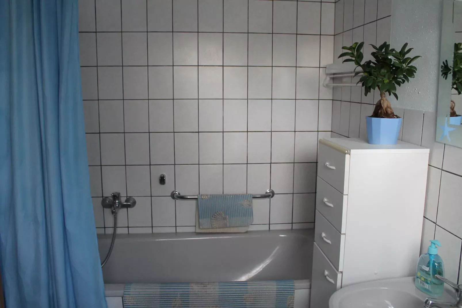 Ferienwohnung am Wald / Büdnerreihe-Badkamer