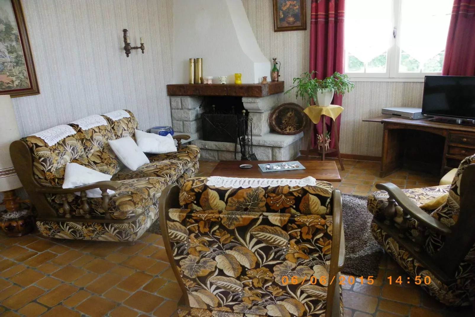 Maison de vacances Henansal-Woonkamer