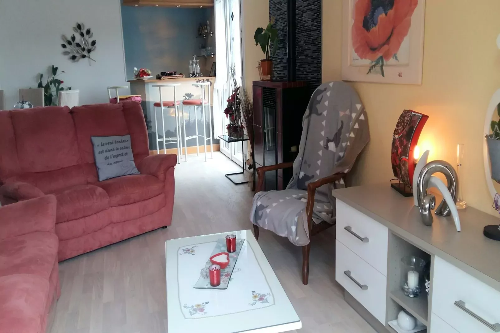 Belle maison bretonne-Woonkamer