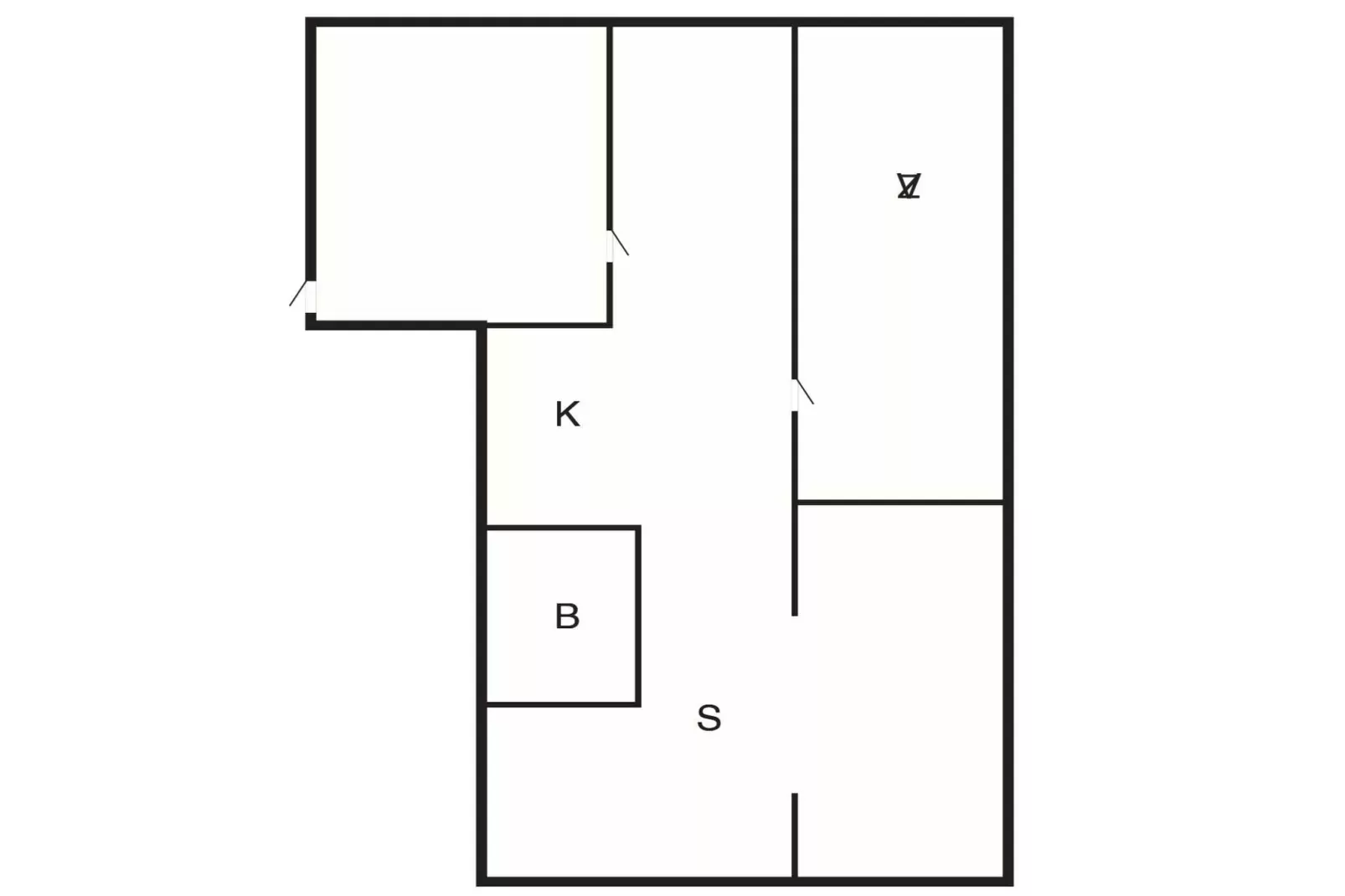 2-4 pers.m/havudsigt-Uitzicht
