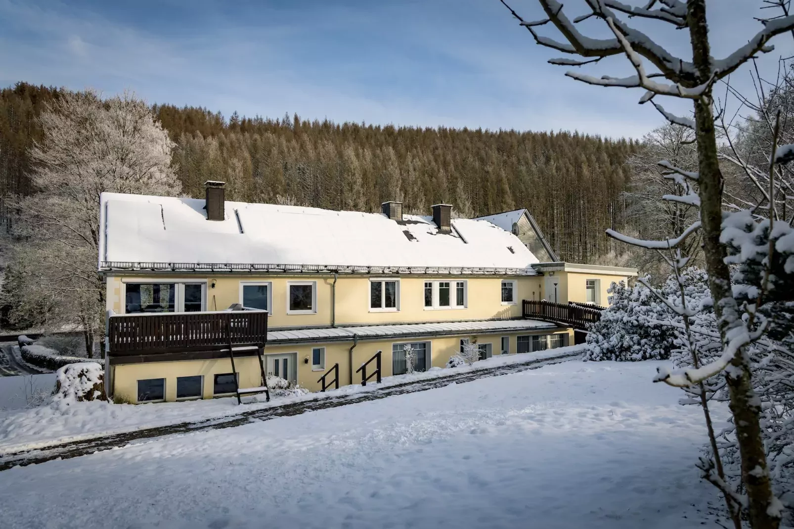 Weidenhäuser Mühle-Exterieur winter