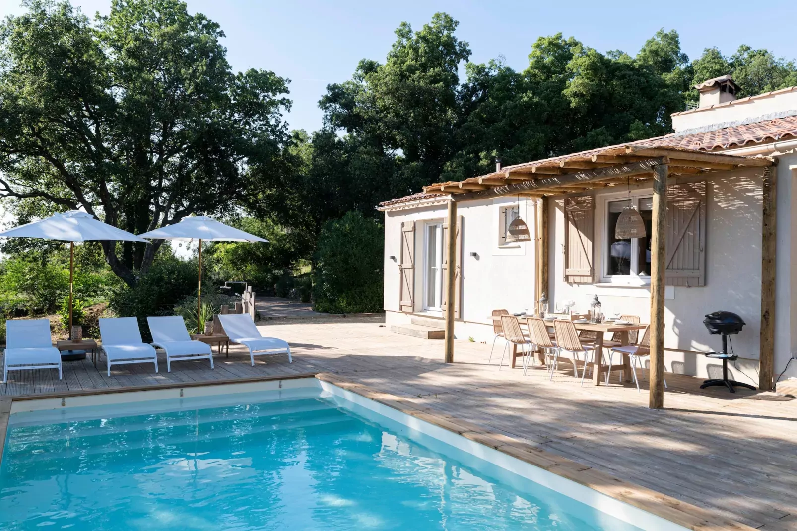 Villa Le Saint Tropez-Buitenkant zomer