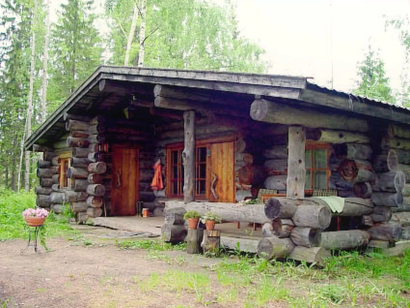 outside