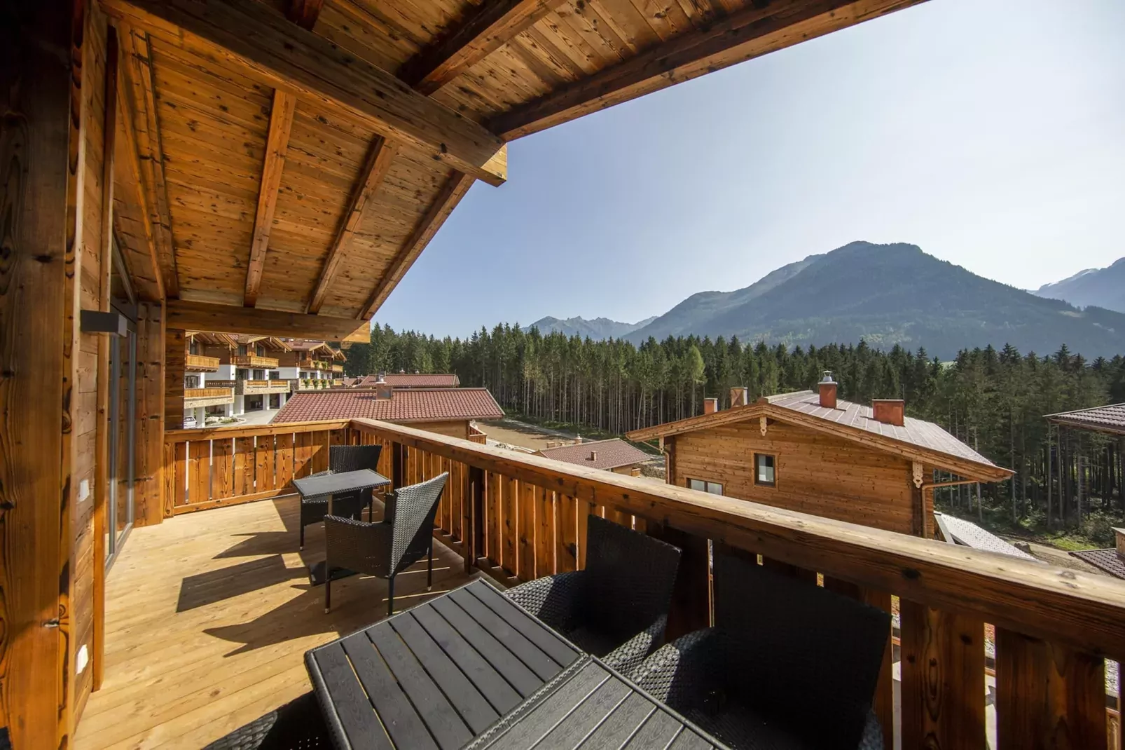 Nationalpark Chalet Löffelspitze-Buitenkant zomer