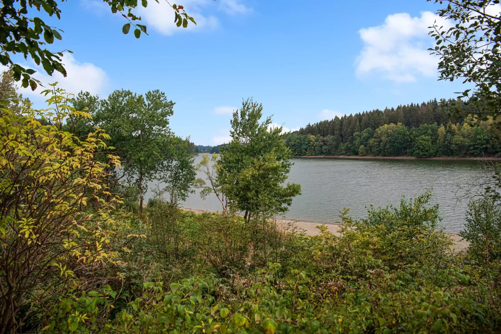 Charmante habitation avec Sauna infrarouge à Wirtzfeld-Uitzicht zomer