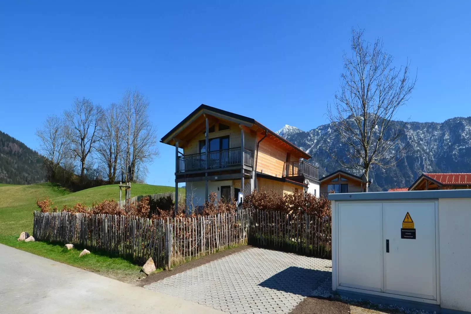 Chalet Alpenzauber Inzell-Buitenkant zomer