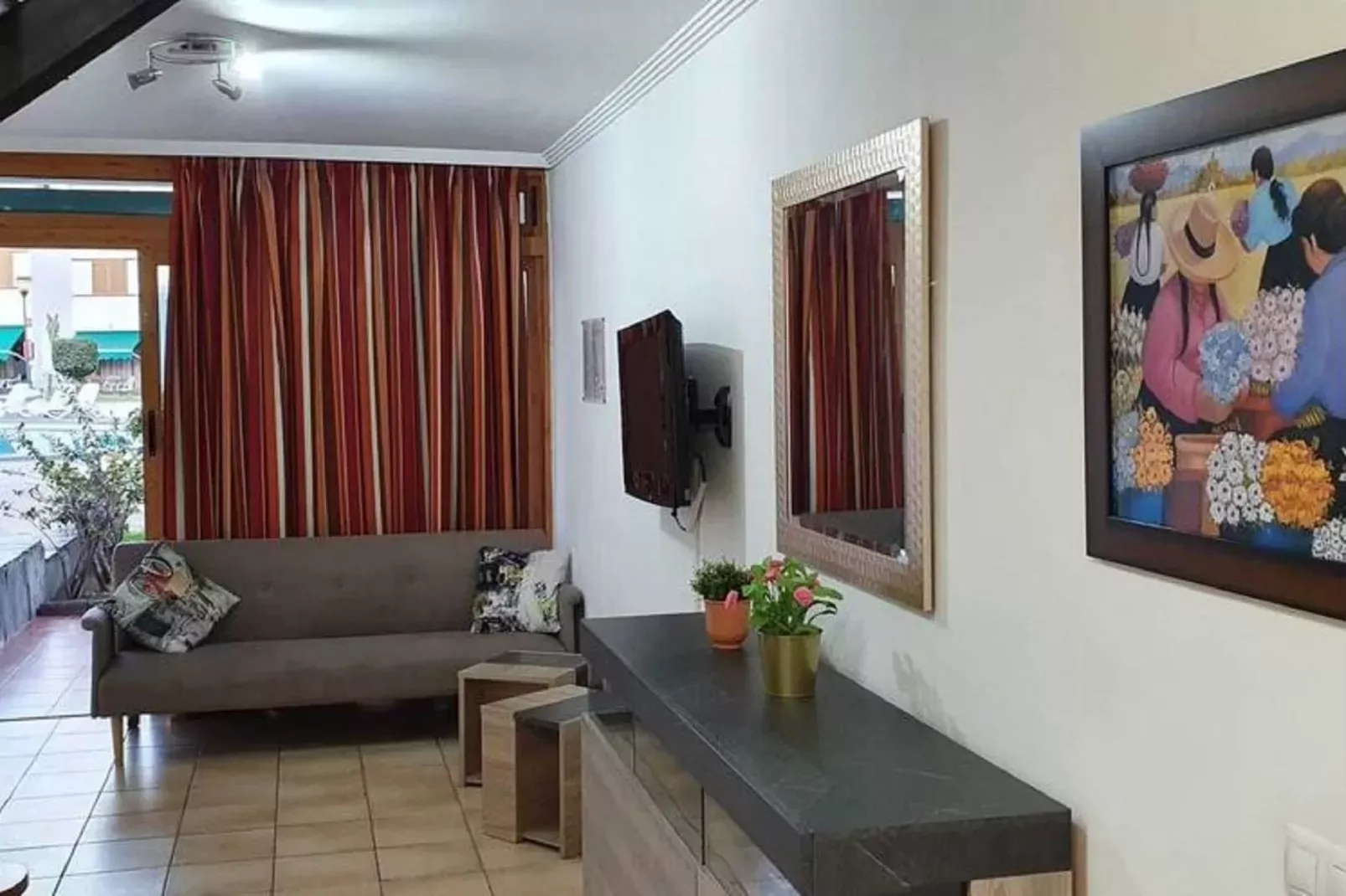 Bungalow Las Brisas-Woonkamer