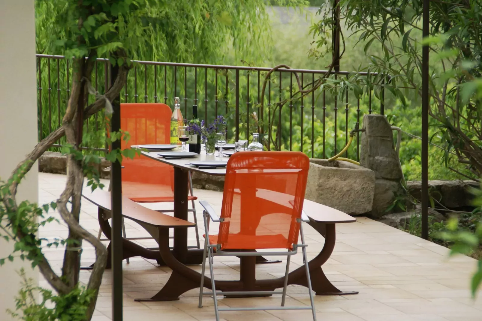 Villa - Les Vans 8pers-Terrasbalkon
