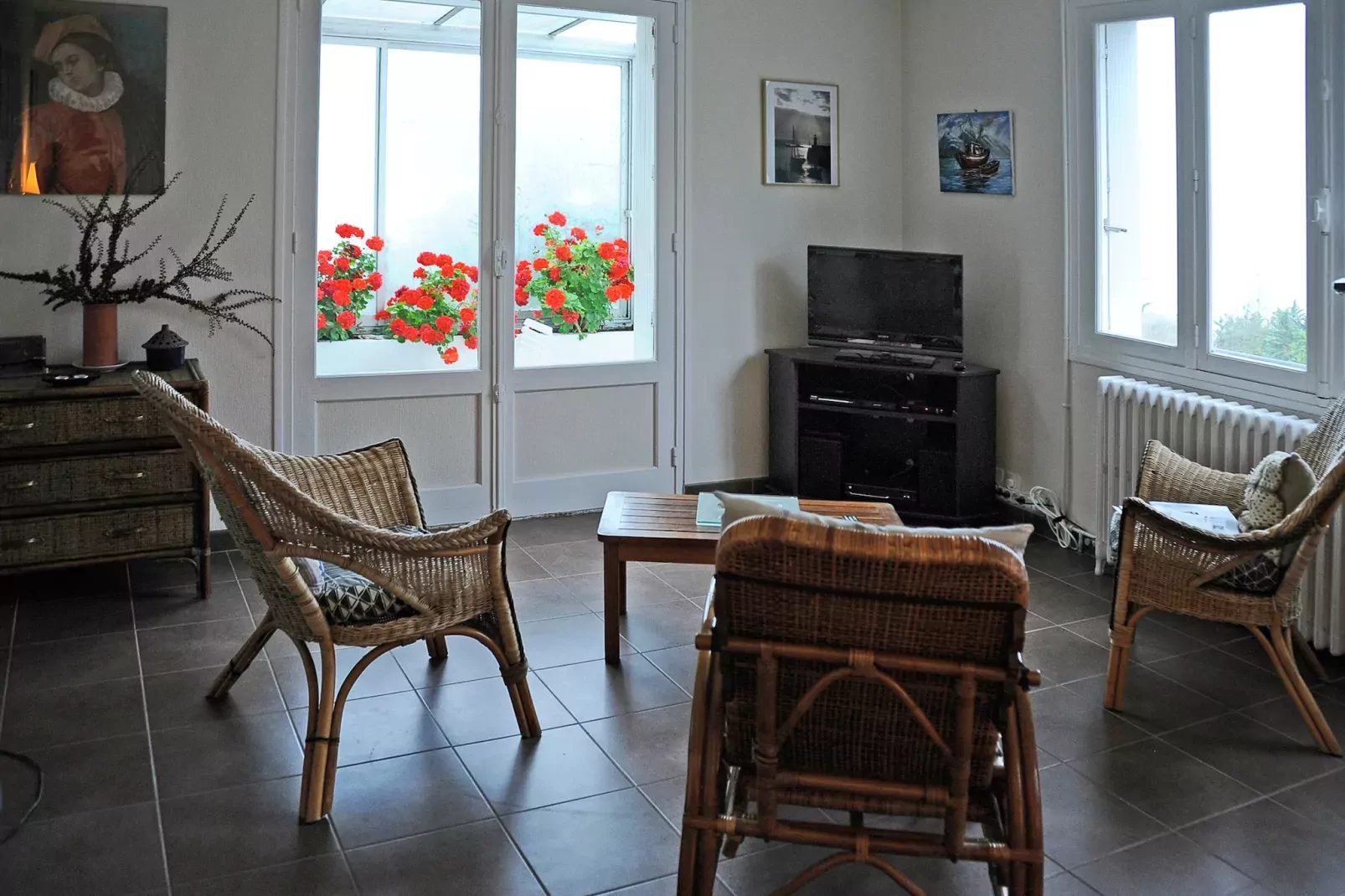 Maison avec vue sur mer-Woonkamer