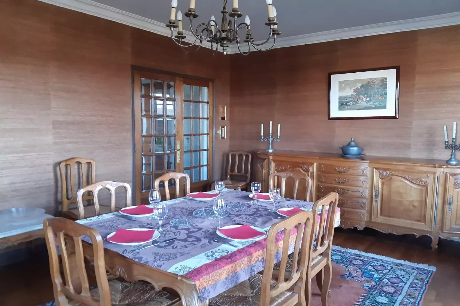 Maison de Vacances Payzac-Eetkamer