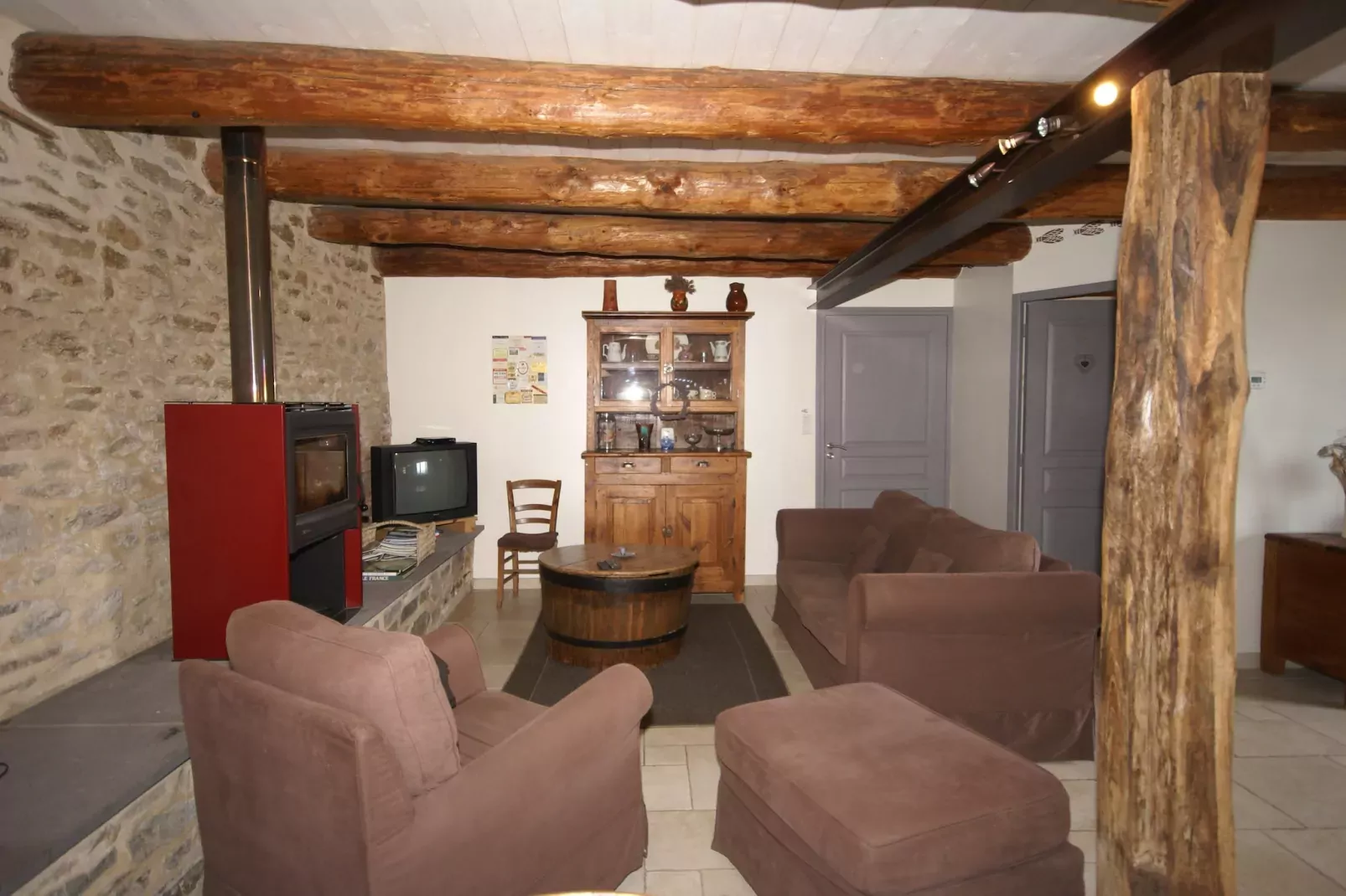 Maison à la campagne-Woonkamer